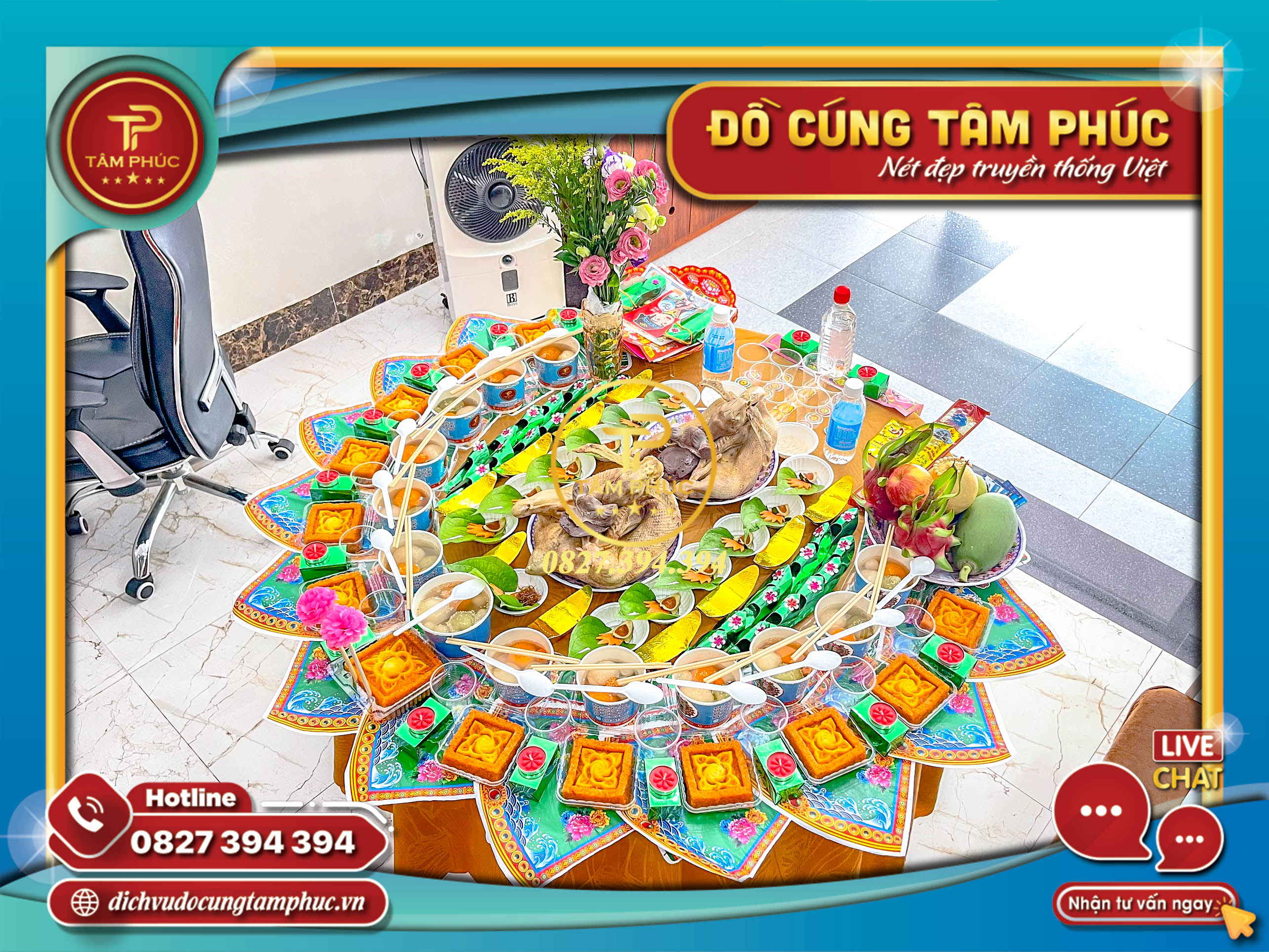 Mâm cúng căn cho các bé 3,6,9,12 tuổi trọn gói.